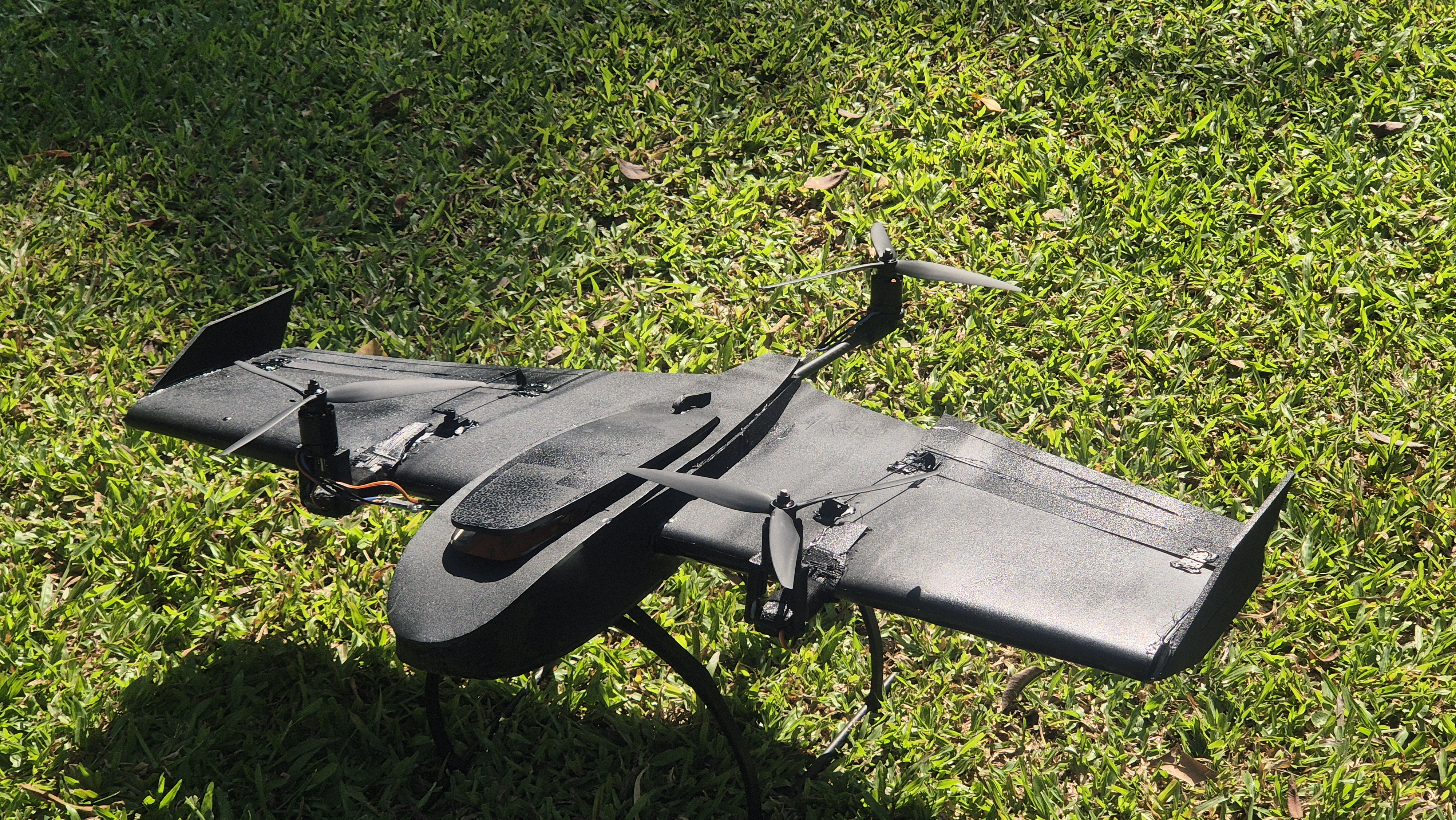 Design and Development of a Fixed-Wing Tricopter Drone System for Agile Navigation and High Flight Efficiency - Image 1